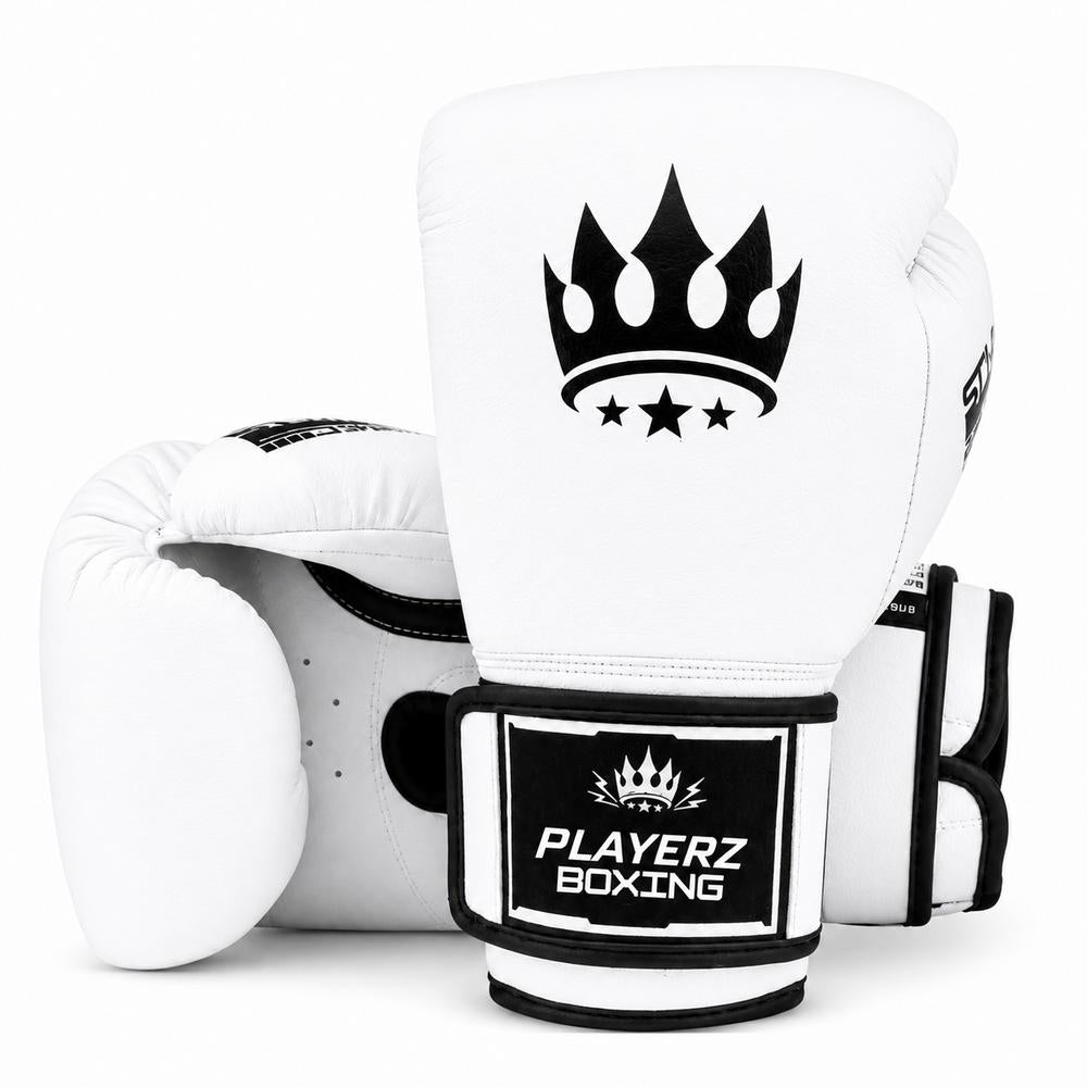Playerz SparTech Muay Thai Set - White-Playerz Boxing