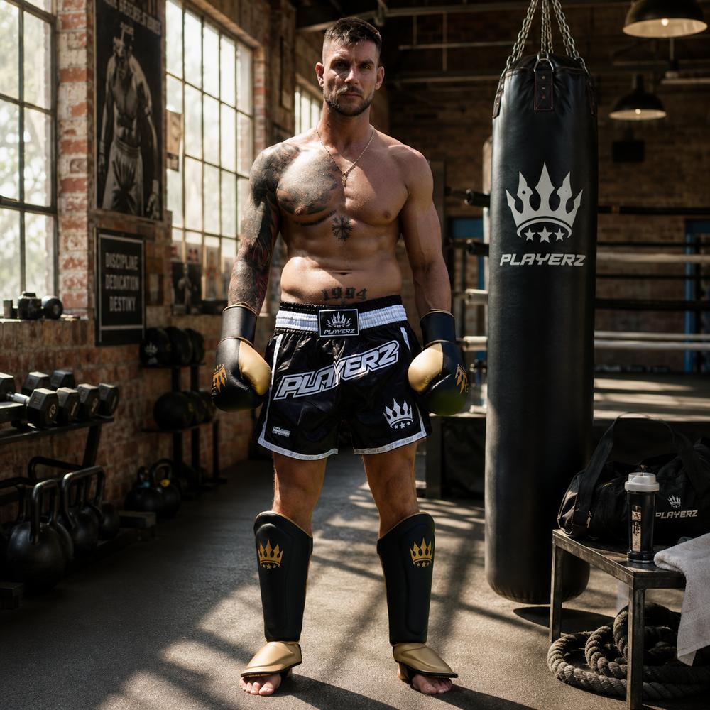 Playerz SparTech Muay Thai Shorts-Playerz Boxing
