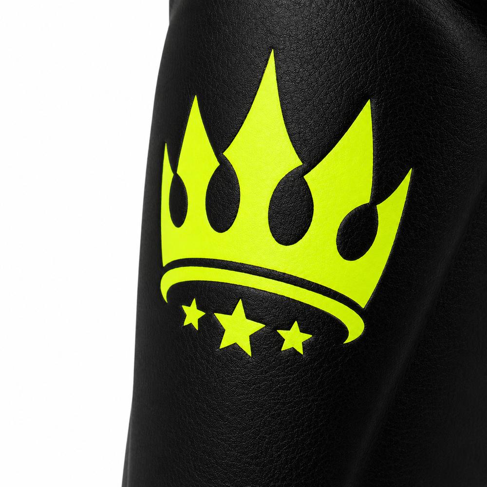 Playerz SparTech Shin Guards - Black/Neon-Playerz Boxing