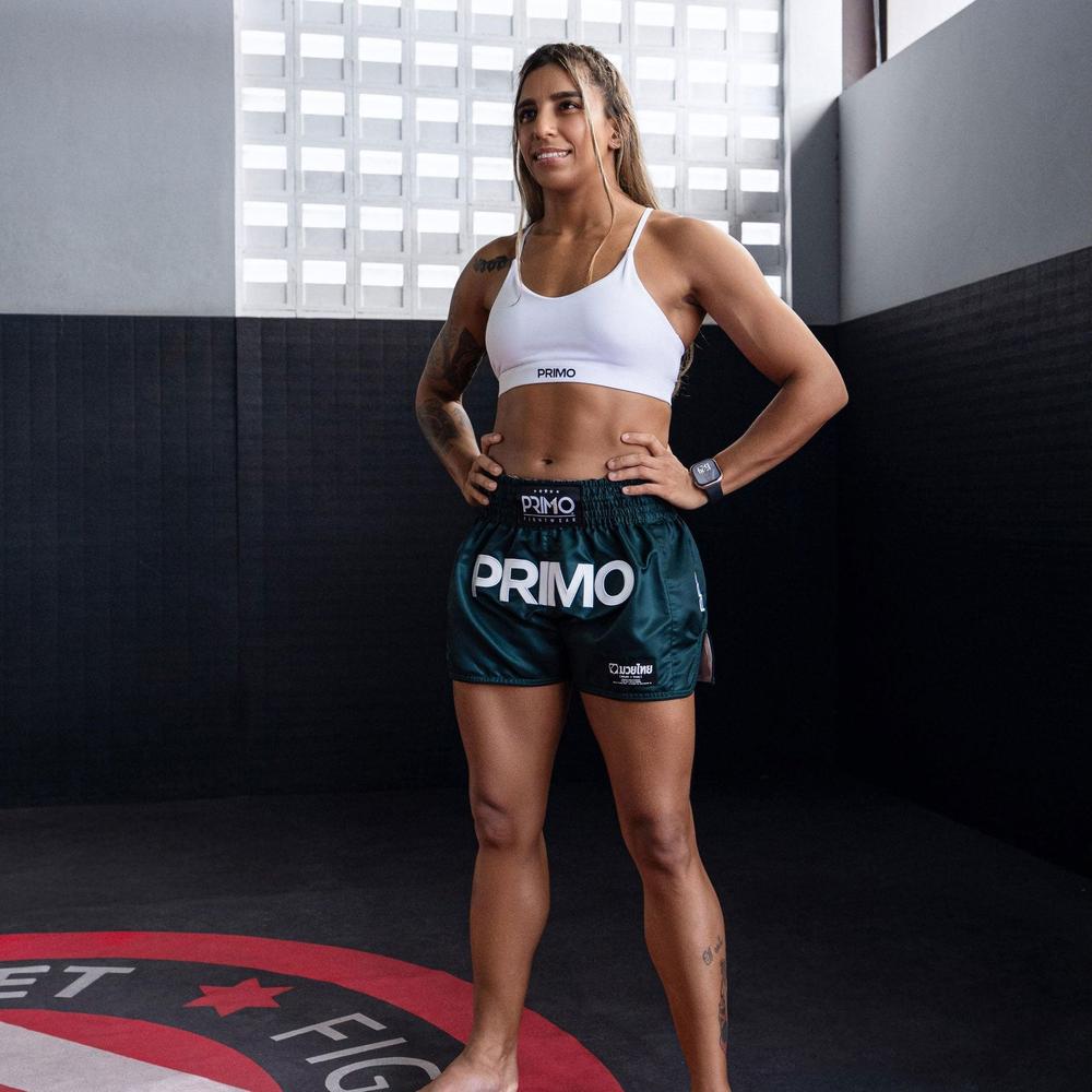 Primo Muay Thai Shorts - Mamba Series - Hunter Green-Primo