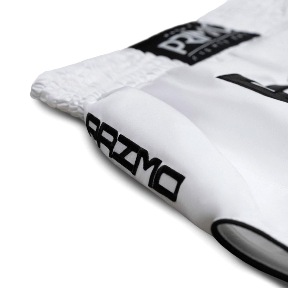 Primo Muay Thai Shorts - Mamba Series - White-Primo
