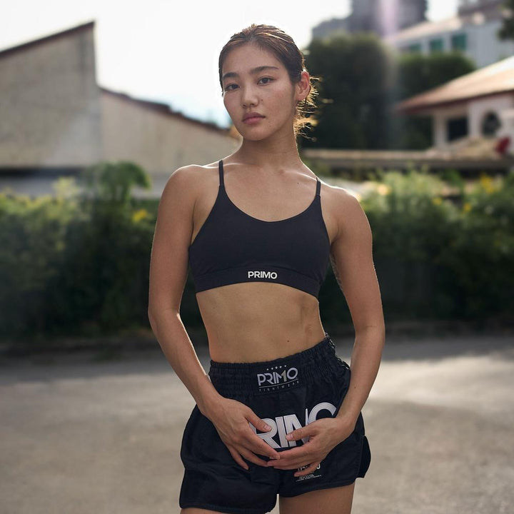 Primo Sports Bra - Infinity - Black-Primo