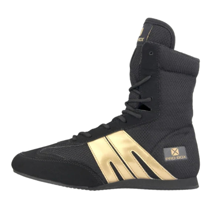 Pro Box Classic Boxing Boot ‚Äì Black/Gold-Pro Box