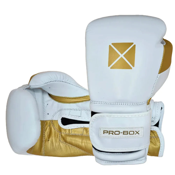 Pro Box Pro Spar Leather Boxing Gloves-Pro Box