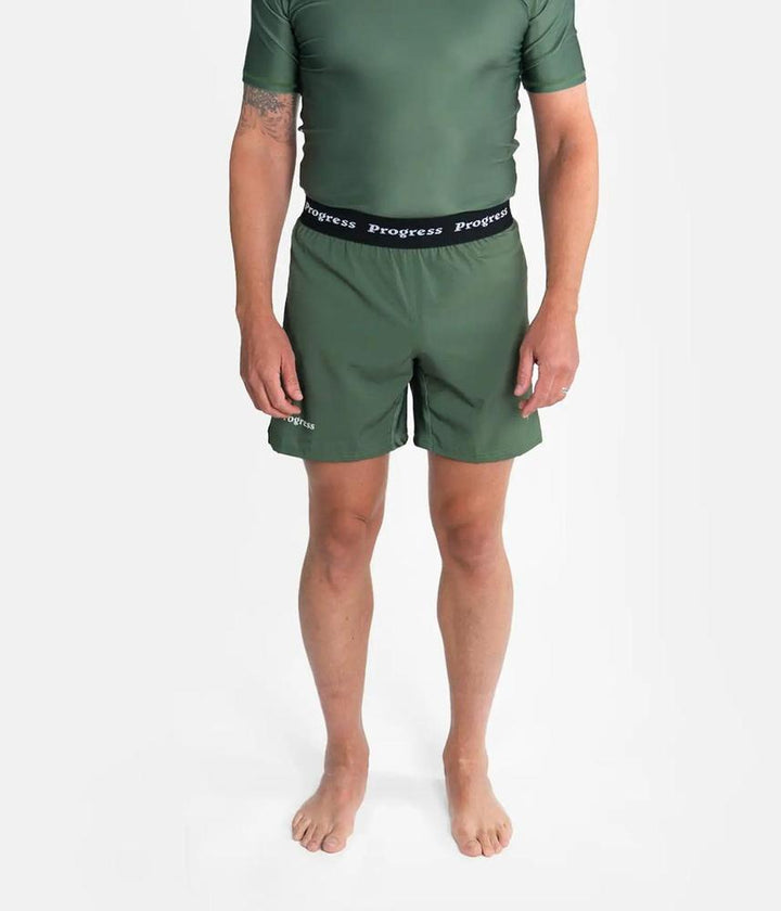 Progress Academy Board Shorts - Khaki-Progress BJJ