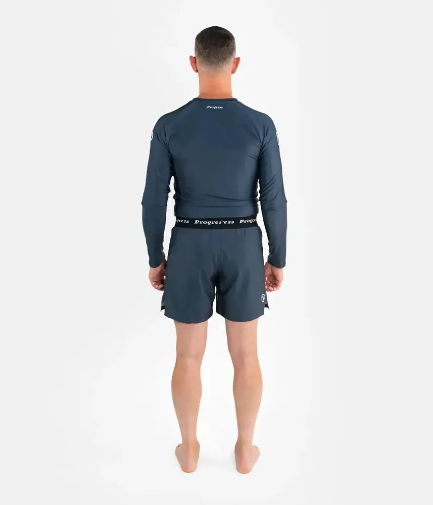 Progress Academy Board Shorts - Petroleum-Progress BJJ