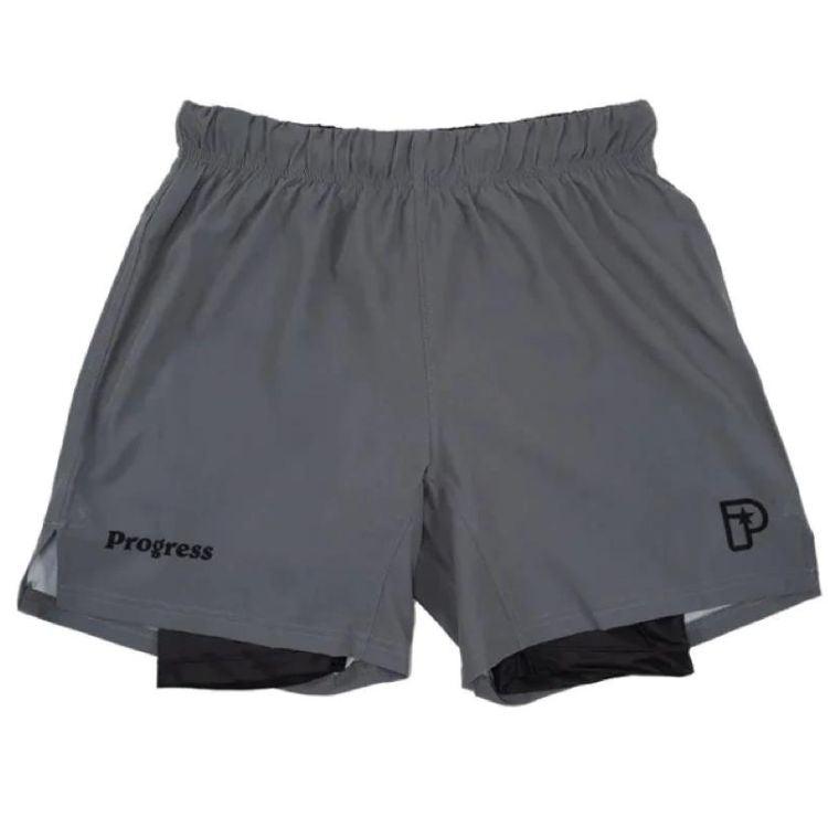 Progress Academy Hybrid BJJ Shorts - Grey