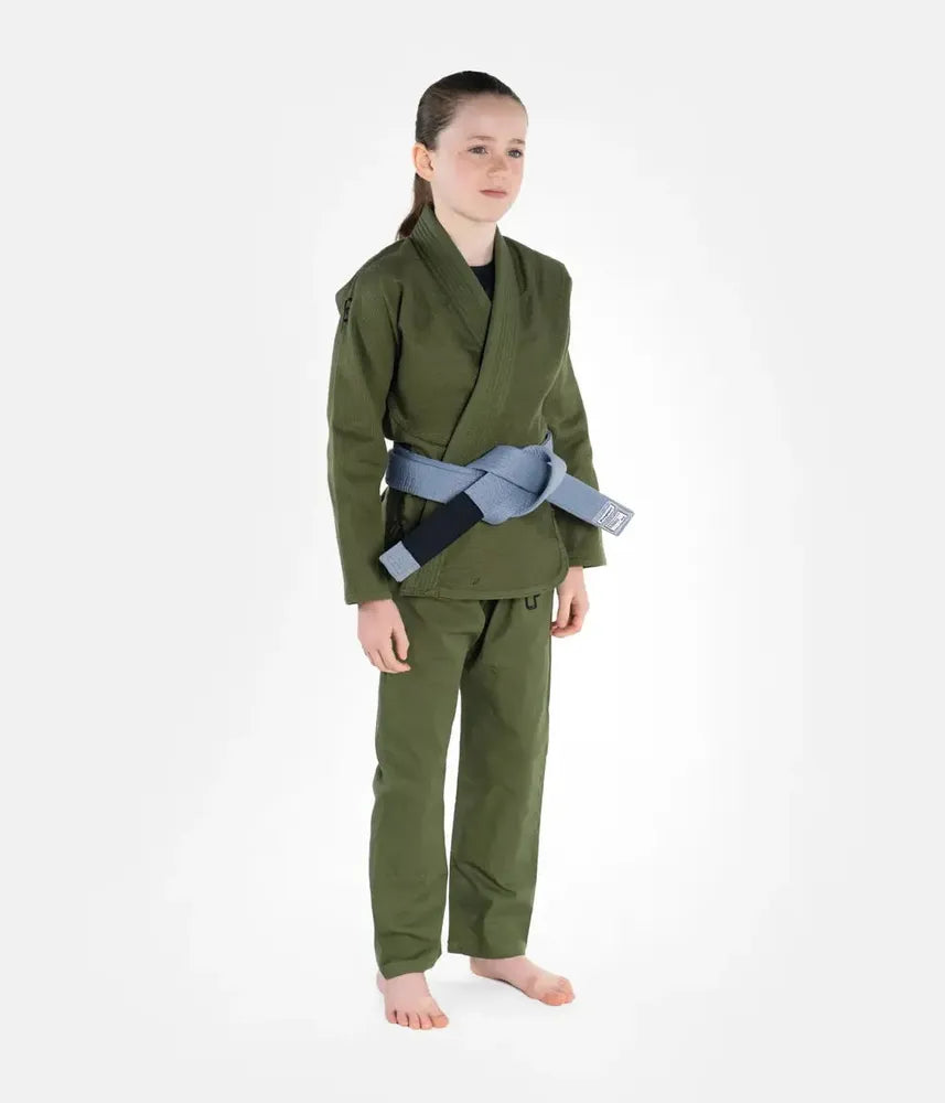Progress Kids Academy Gi - Forest-Green-Progress BJJ