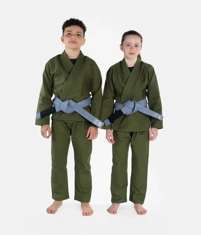 Progress Kids Academy Gi - Forest-Green-Progress BJJ