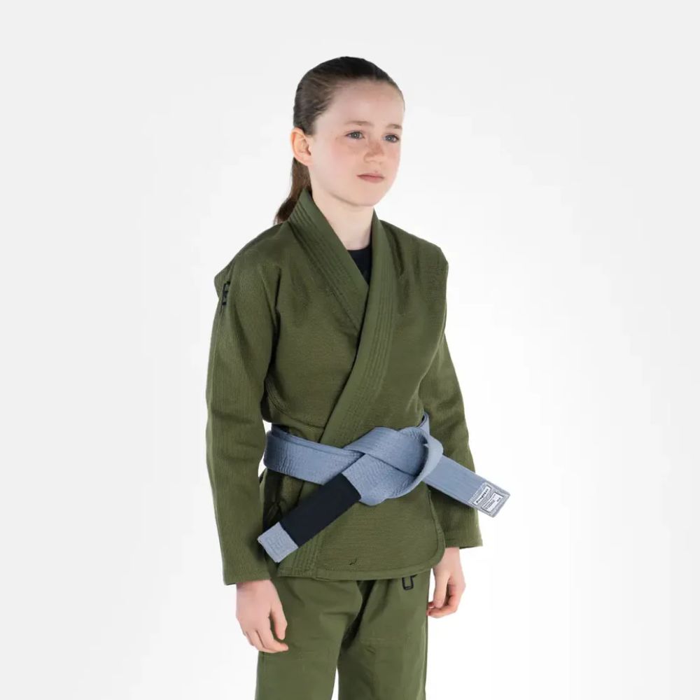 Progress Kids Academy Gi - Forest Green-Progress BJJ