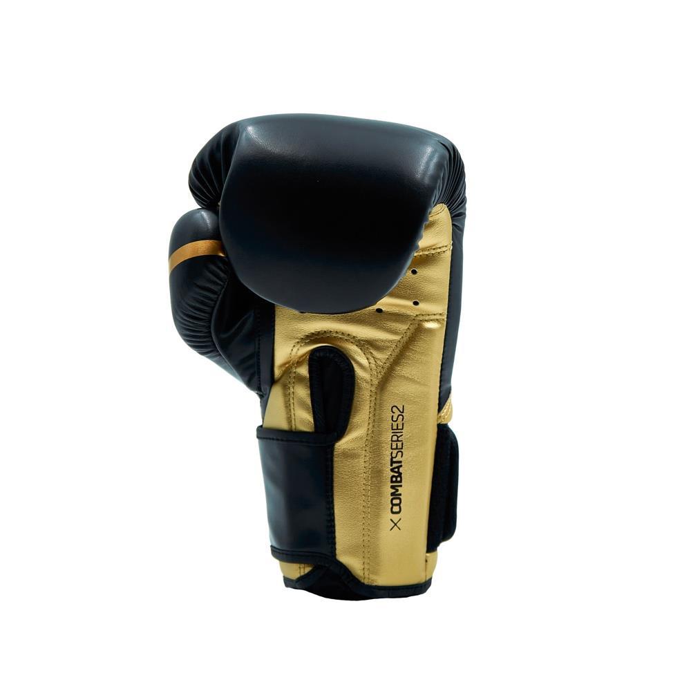 Ringside Combat Series 2.0 Boxing Gloves - Black/Gold-FEUK