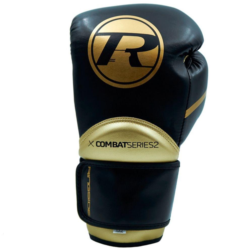 Ringside Combat Series 2.0 Boxing Gloves - Black/Gold
