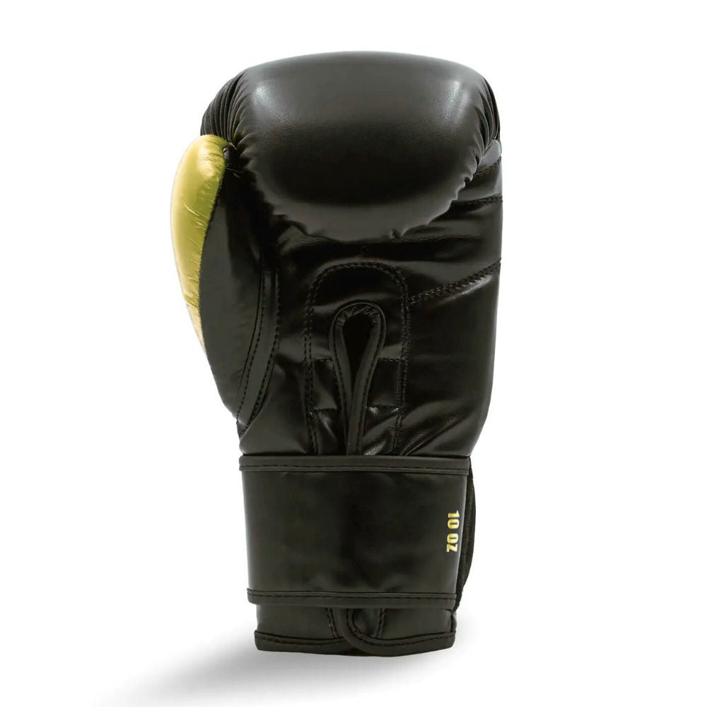 Ringside Junior PU Boxing Gloves - Black/Gold-Ringside Boxing