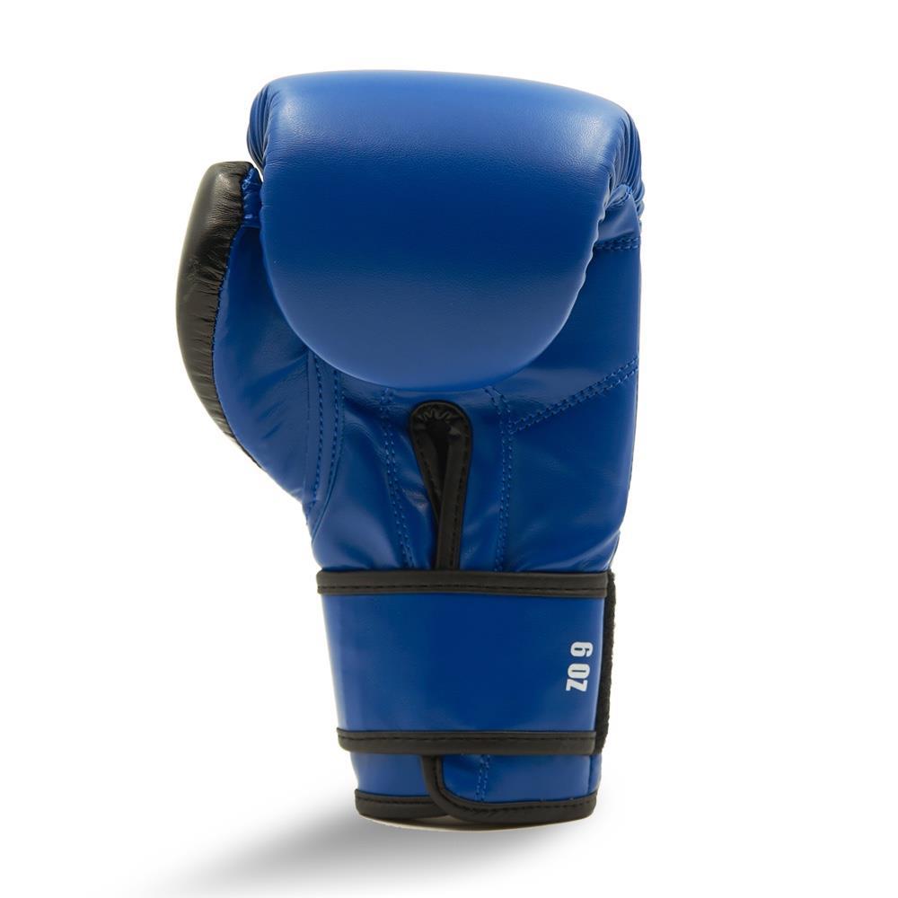 Ringside Junior PU Boxing Gloves - Blue/Black-FEUK