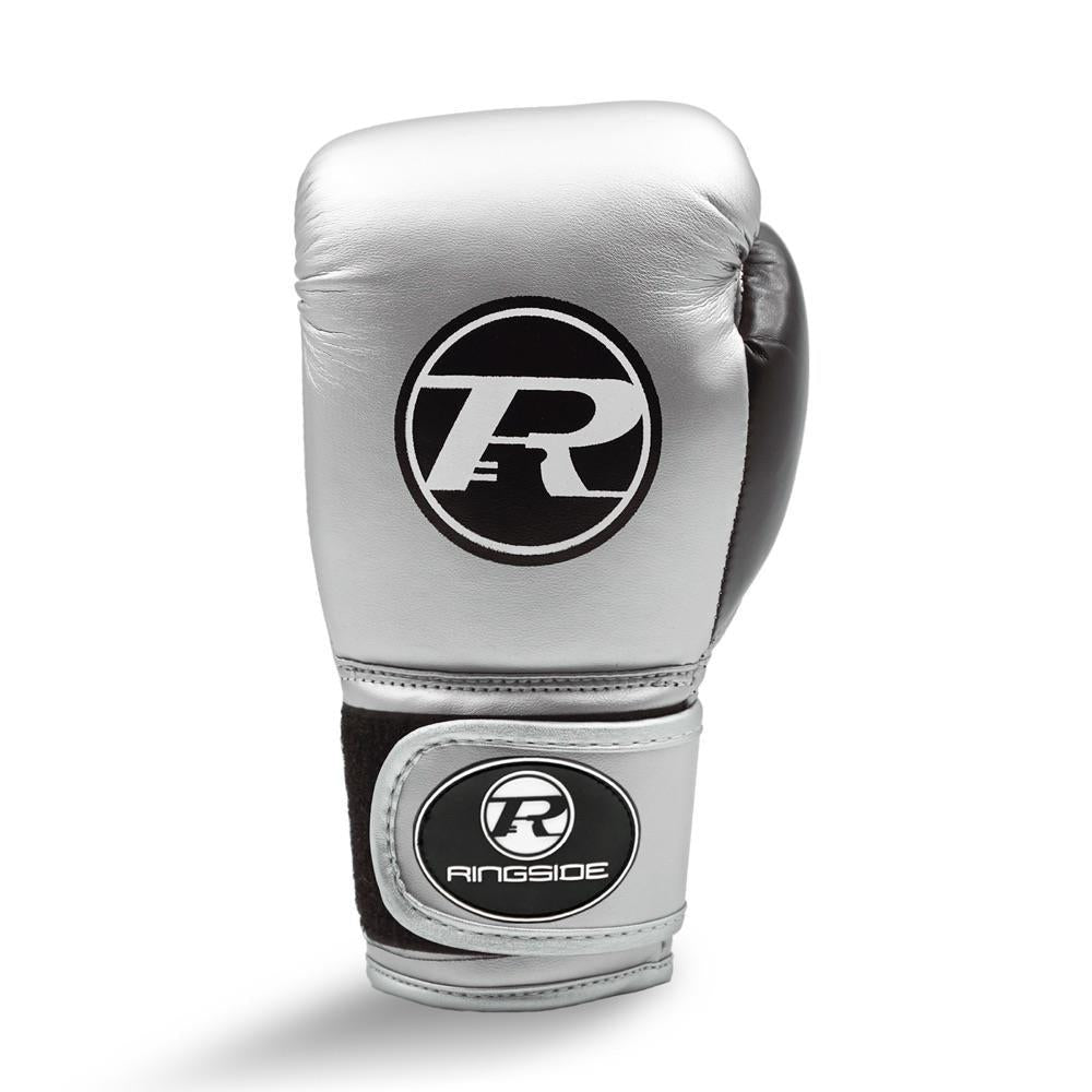 Ringside Junior PU Boxing Gloves - Silver/Black