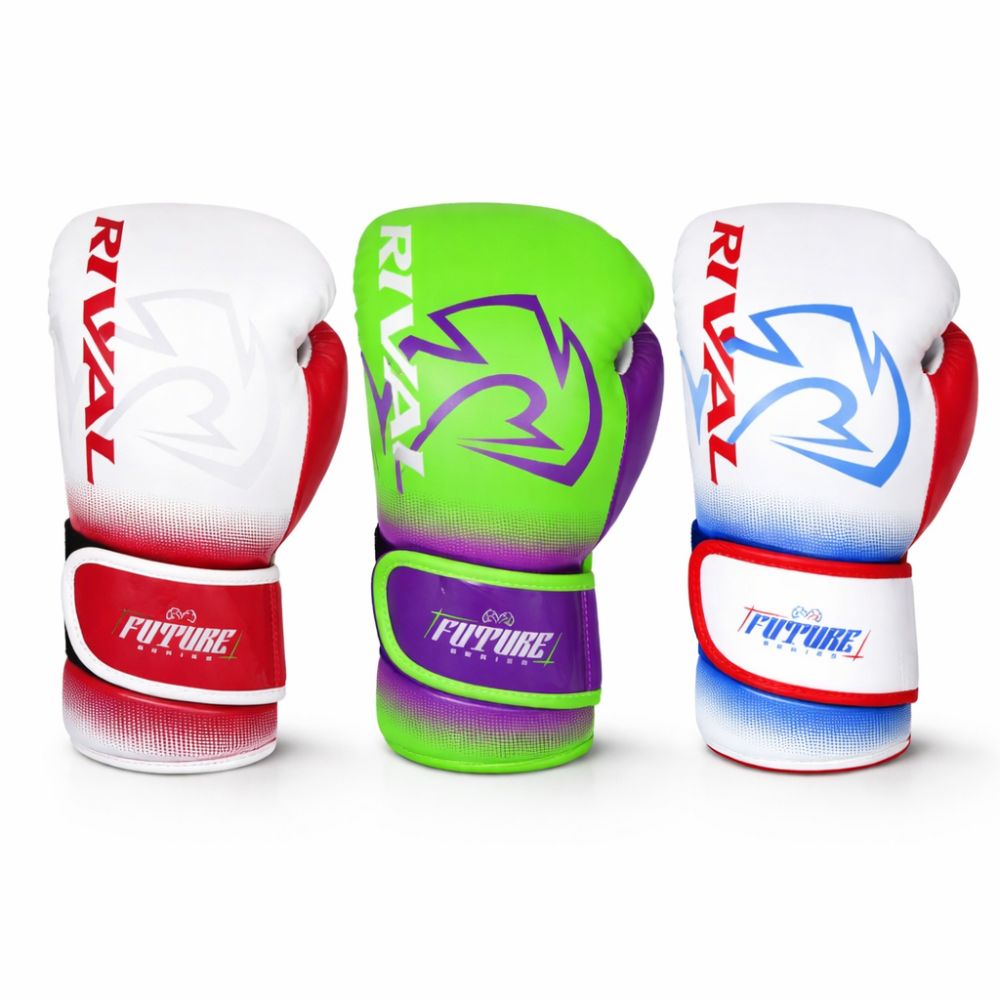 Rival RB-FTR2 Future Kids Bag Gloves - White/Red-Rival Boxing