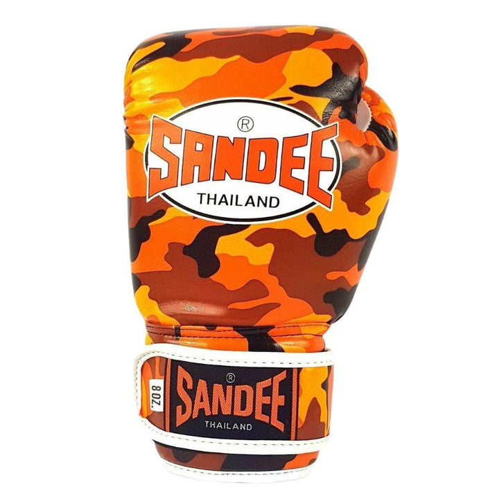 Sandee Kids Camo Boxing Gloves - Orange