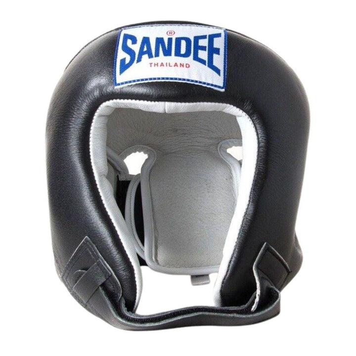 Sandee Open Face Head Guard - Black