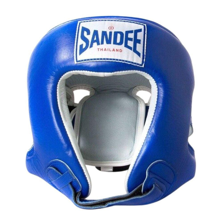 Sandee Open Face Head Guard - Blue