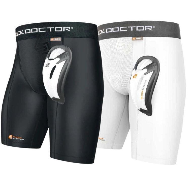 Shock Doctor Compression Shorts With Bio Flex Cup