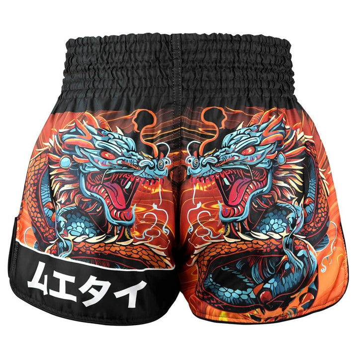 TUFF High-Cut Retro Muaythai Shorts Seraphic Seiryu Samurai Saga-TUFF Sport