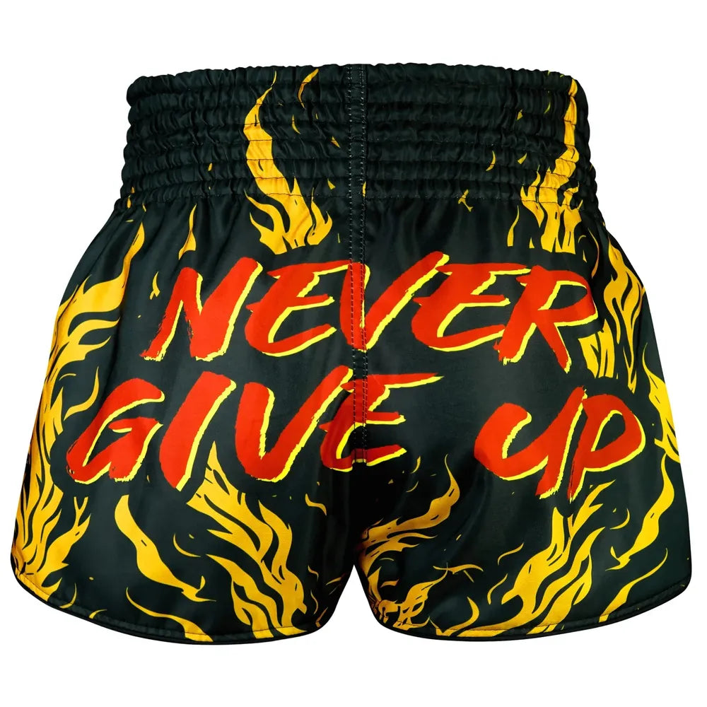 TUFF High-Cut Retro Muaythai Shorts The Gigantic Beast-TUFF Sport
