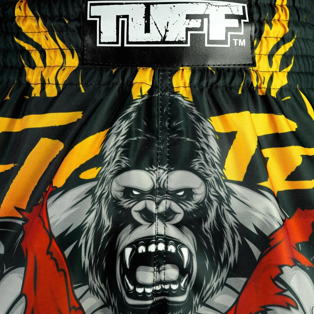 TUFF High-Cut Retro Muaythai Shorts The Gigantic Beast-TUFF Sport