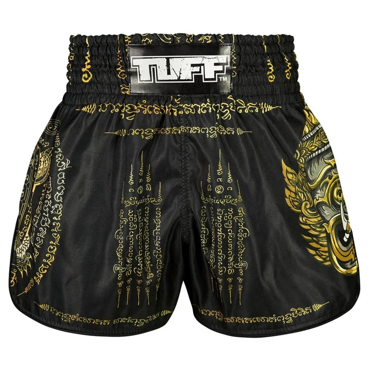 TUFF High-Cut Retro Muaythai Shorts Yaksa Yantra-TUFF Sport
