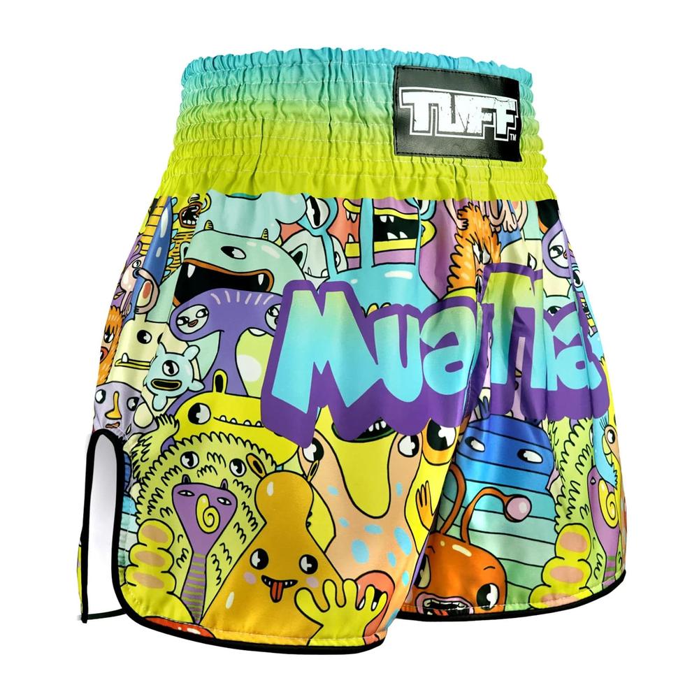 TUFF Kids Muay Thai Shorts We Come In Peace-TUFF Sport