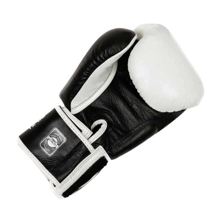 Twins 2 Tone Boxing Gloves - White/Black-FEUK