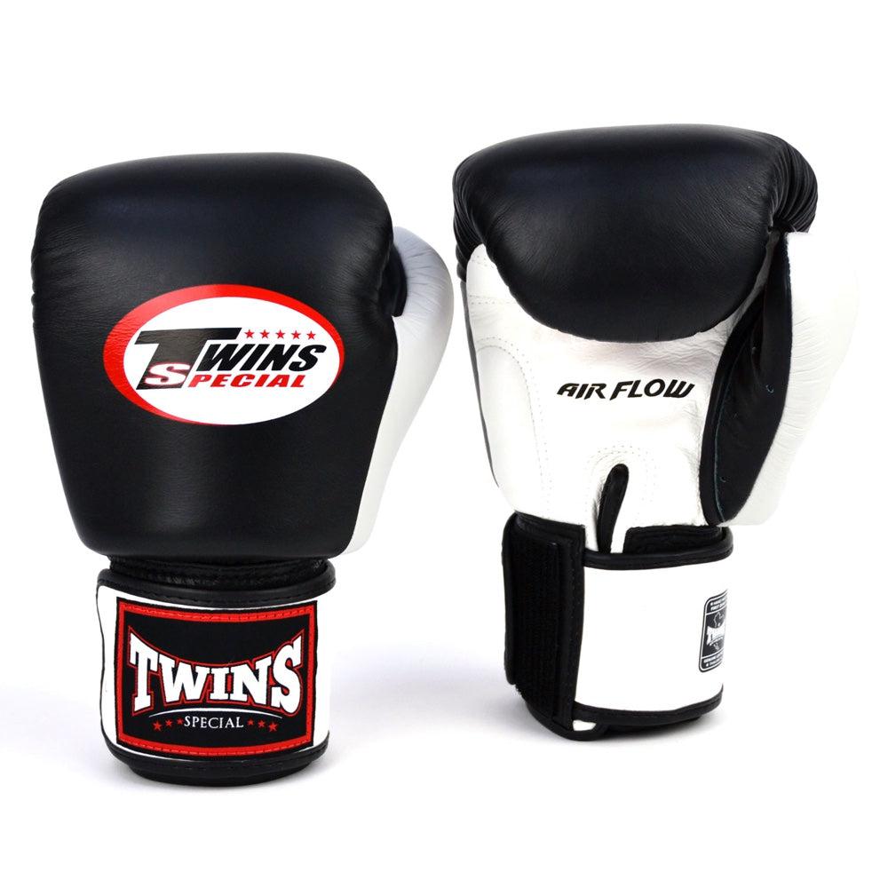 Twins Air Flow Boxing Gloves - Black/White