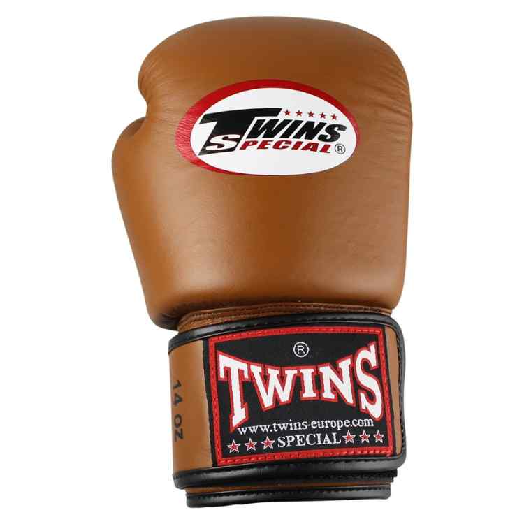 Twins Boxing Gloves - Brown-FEUK