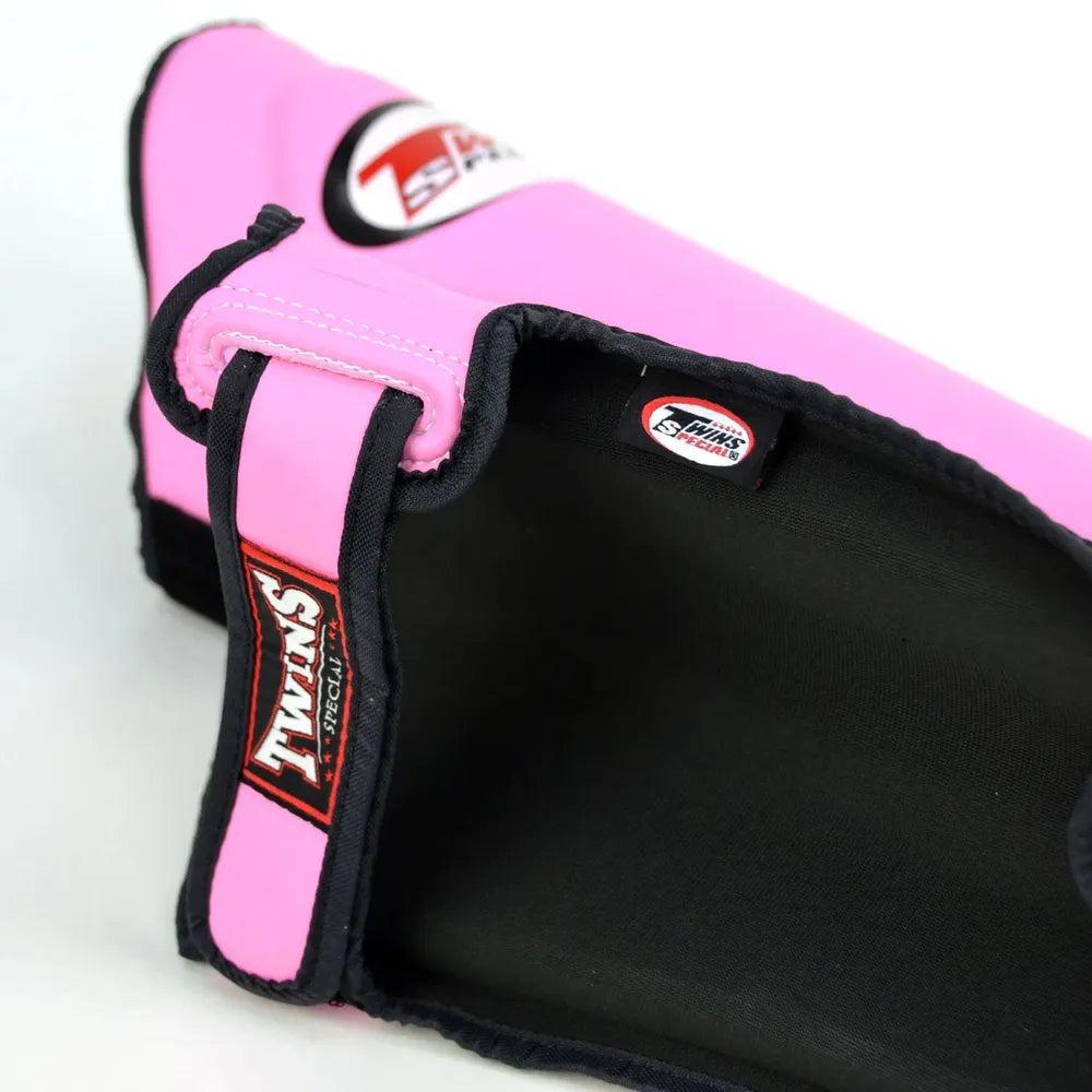 Twins Double Padded Shin Guards - Pink-Twins