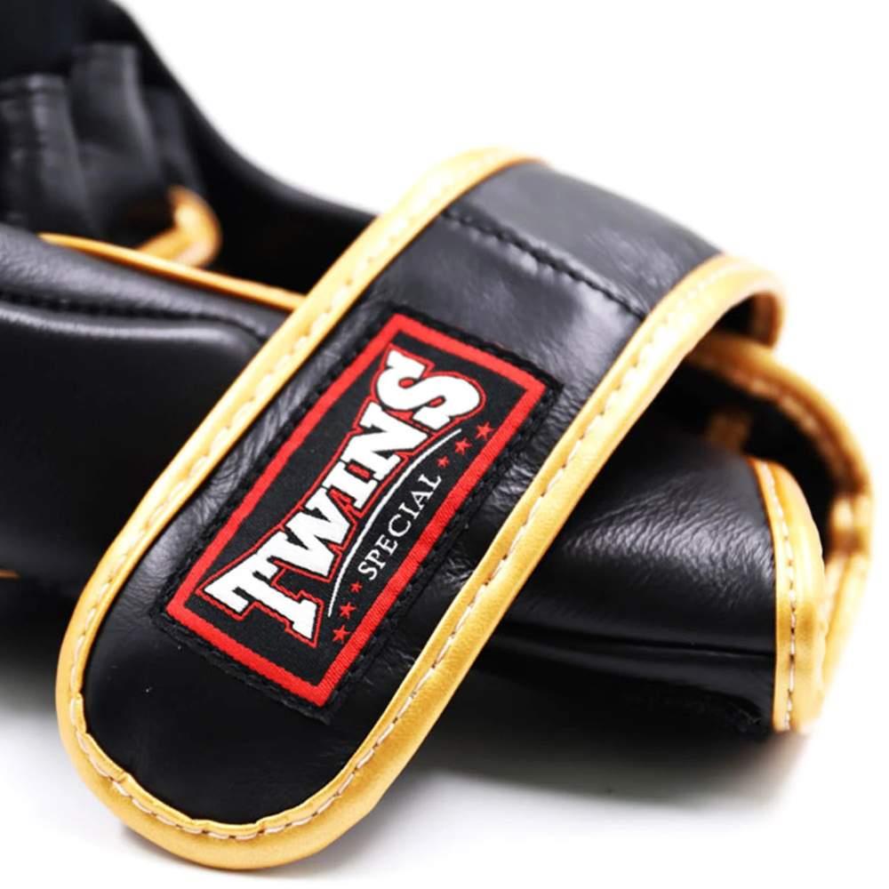Twins Special MMA Sparring Gloves - Black-Gold-Twins