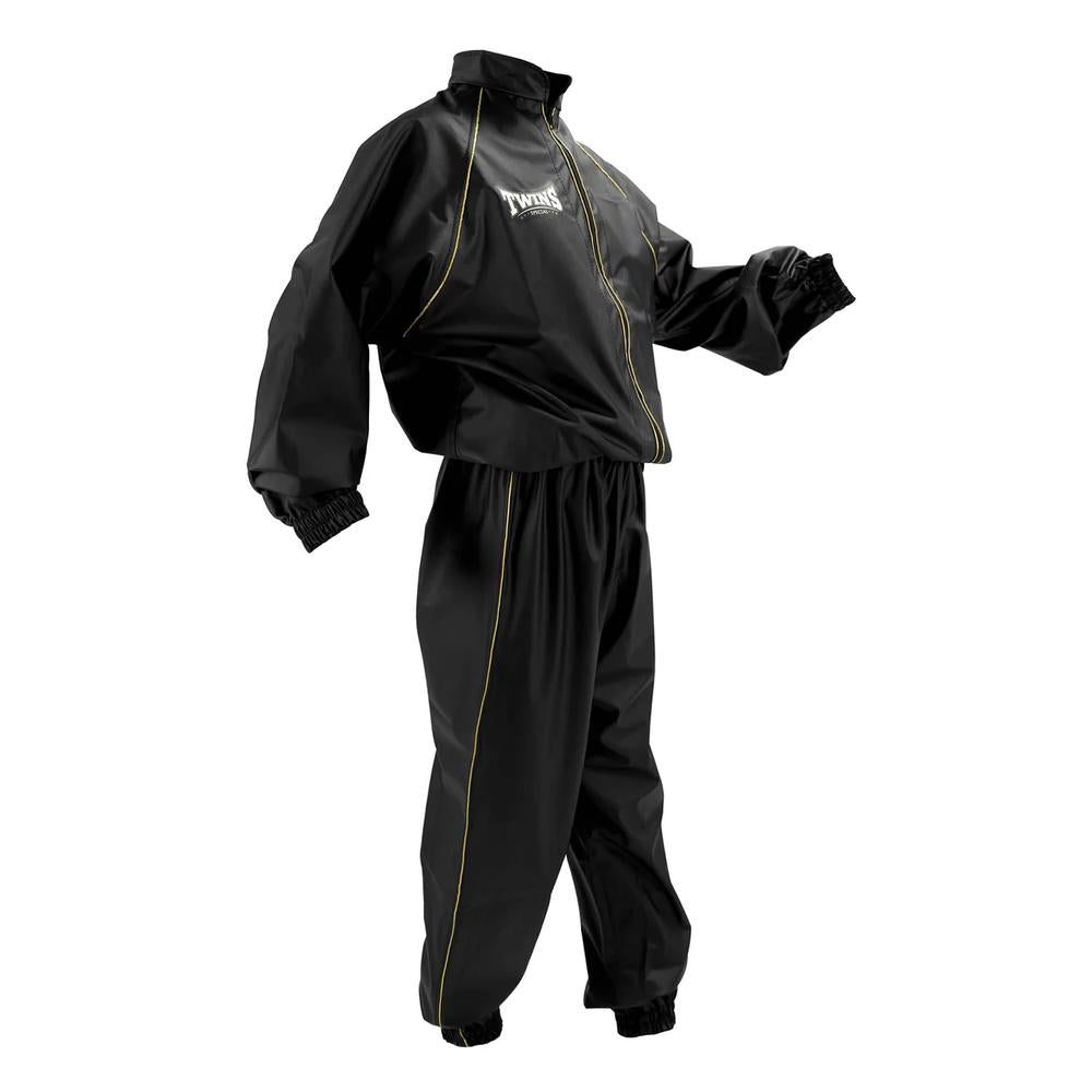 Twins Vinyl Sauna Suit Black/Gold-Twins