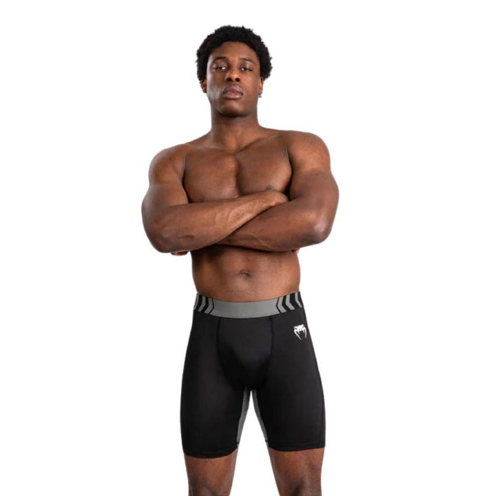 Venum Tempest Vale Tudo Shorts - Black/Grey-Venum
