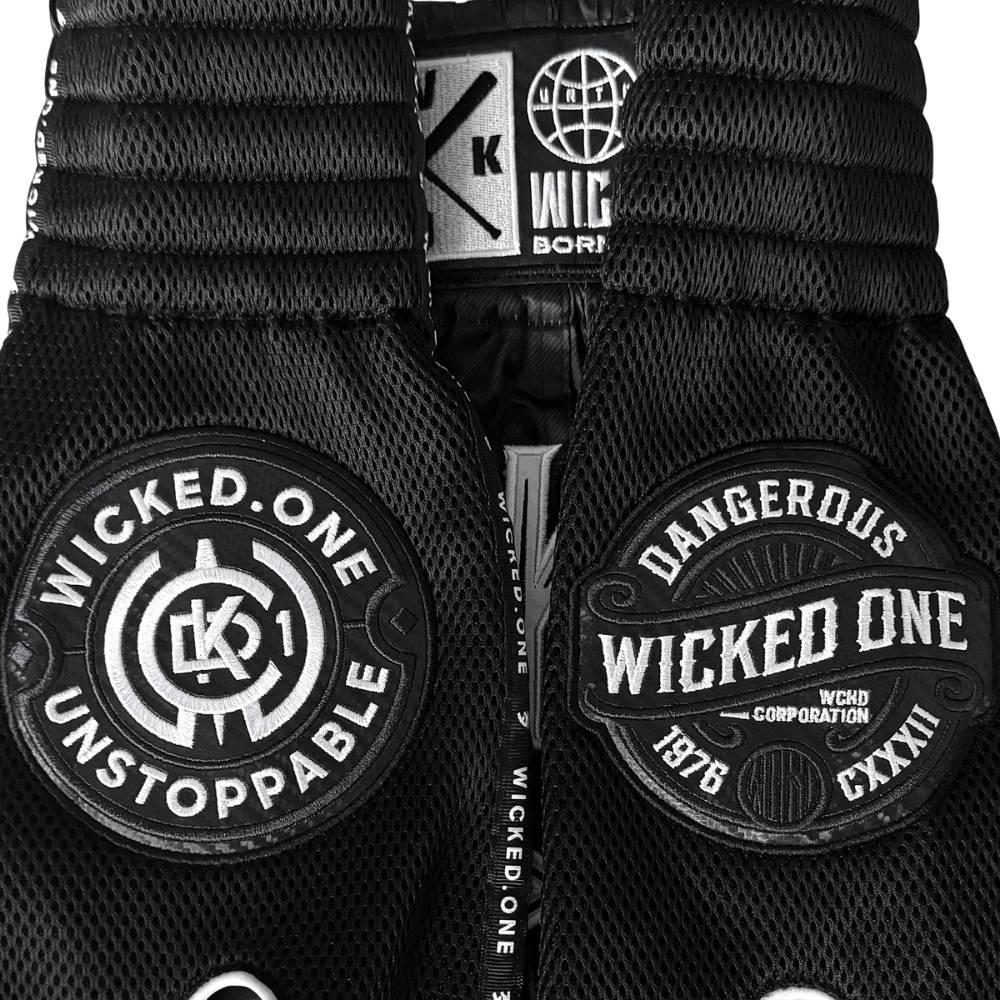 Wicked One Caiman Muay Thai Shorts - Black-Wicked1