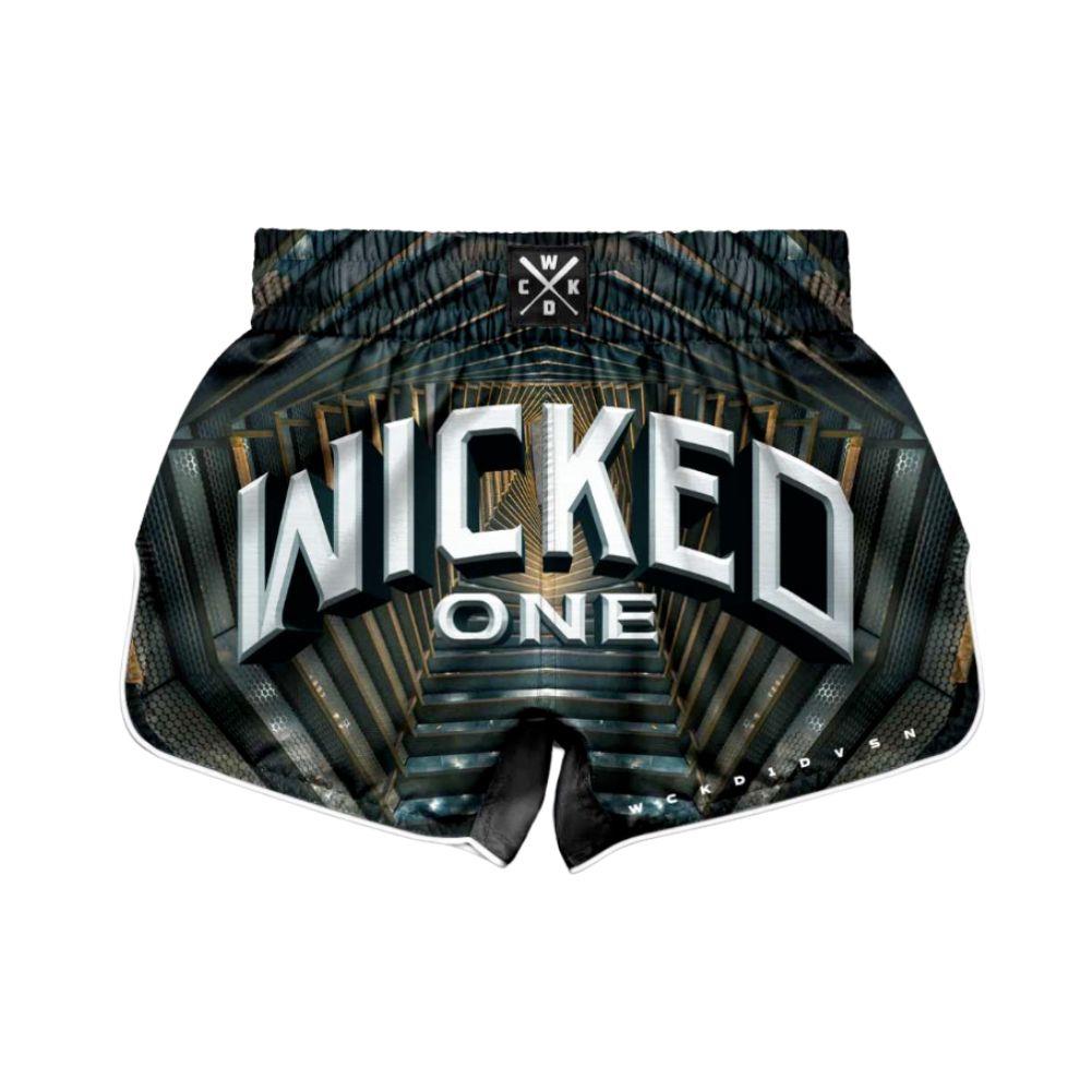 Wicked One Industry Muay Thai Shorts - Green-Wicked1