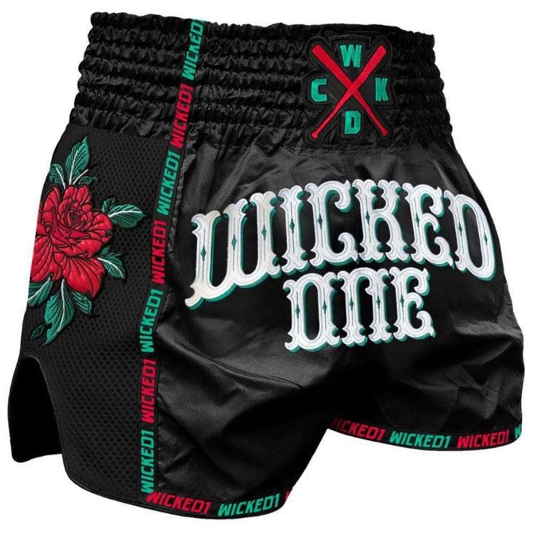 Wicked1 Bandido Muay Thai Shorts - Black