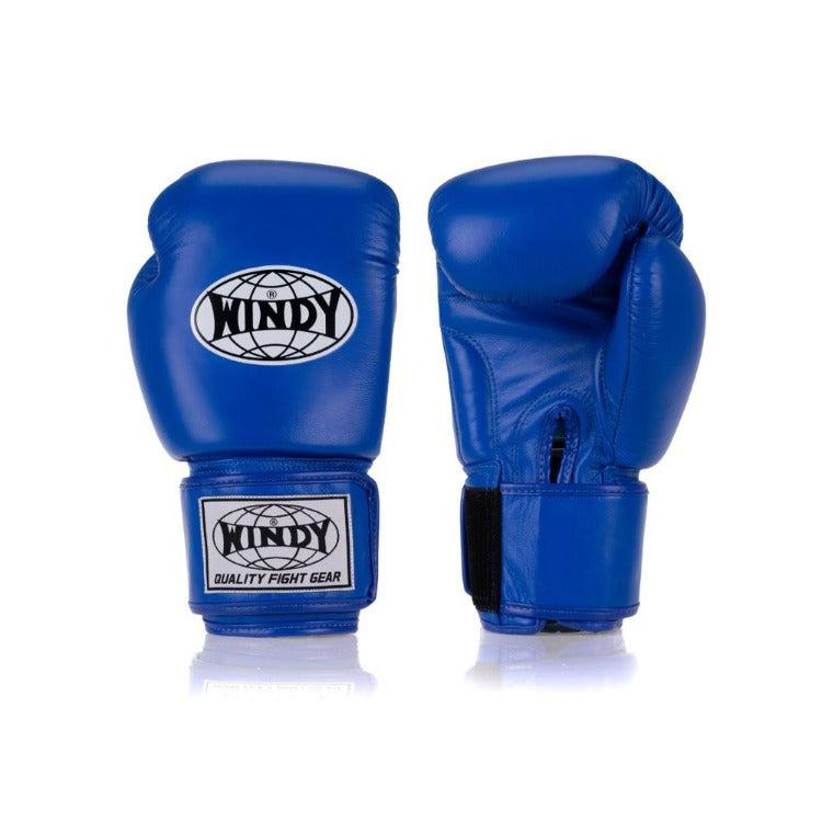 Windy Classic Leather Boxing Gloves Fight Equipment UK
