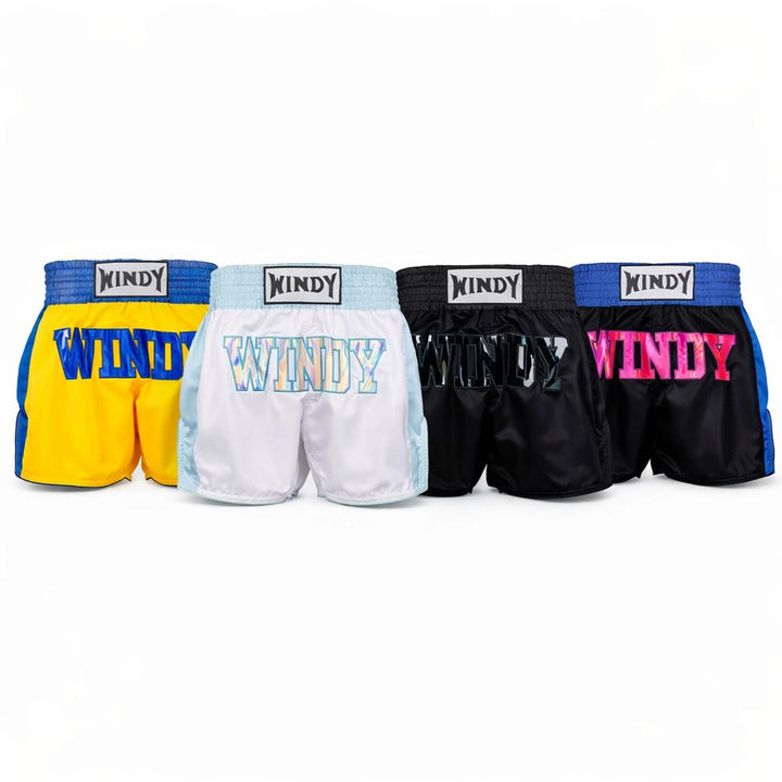 Windy Retro Holo Muay Thai Shorts-Windy Fightgear